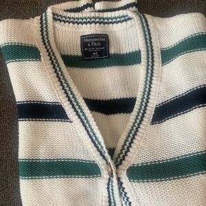 Abercrombie and Fitch striped cropped sweater